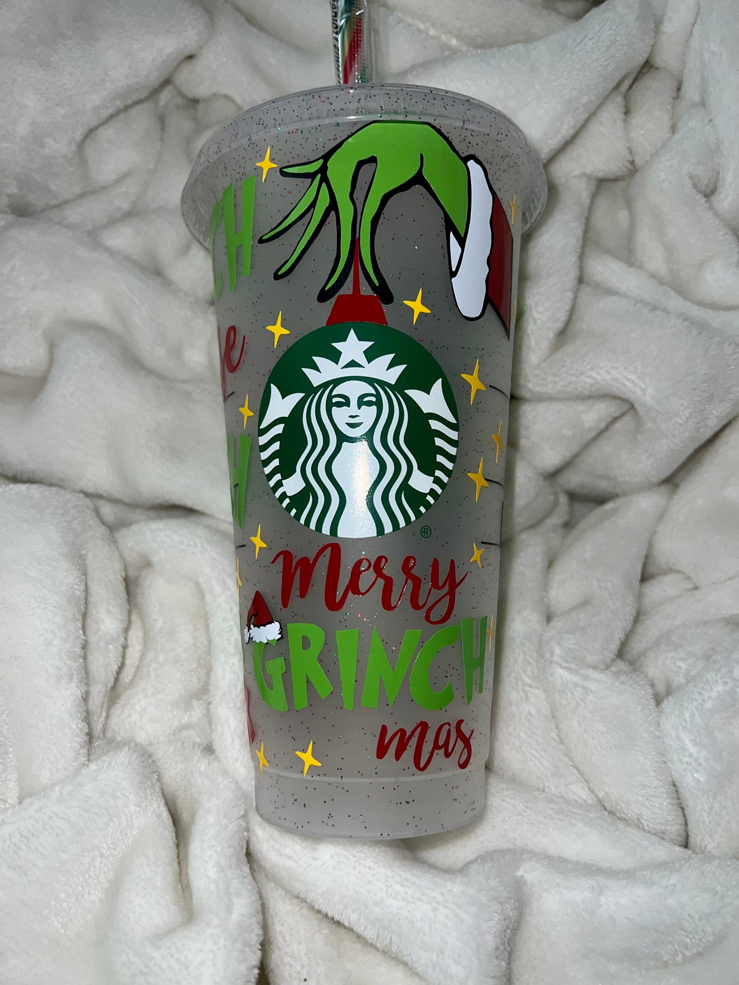 The Grinch Typography Sbx cup